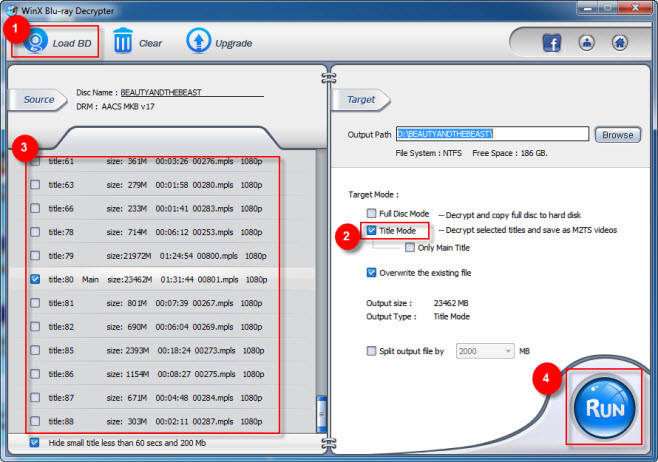 WinX Blu-ray Decrypter