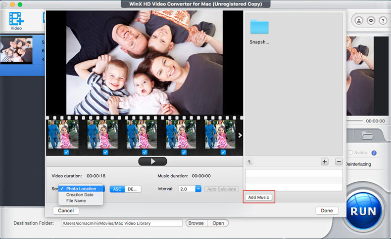 WinX HD Video Converter for Mac User Guide