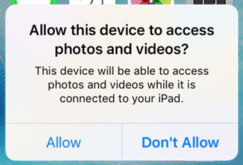 Allow Computer to Access iPhone iPad