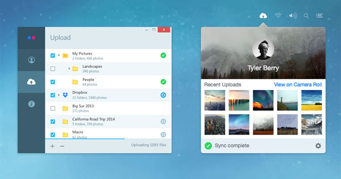 Transfer Photos from iPhone to PC via flickr