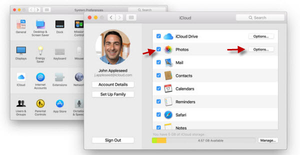access photos on iCloud from Mac