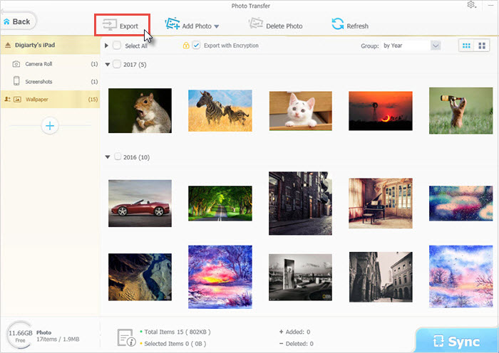 best way to transfer photos from iphone to pc