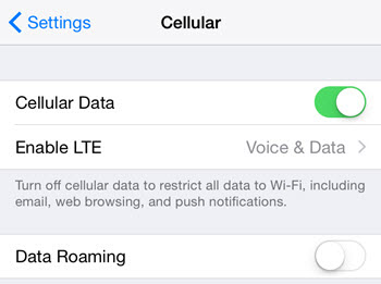 iOS 12 Cellular Data Problem and Fix