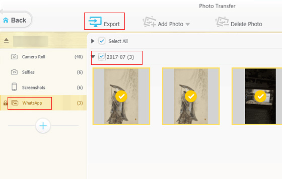 Share Photo Files from iPhone
