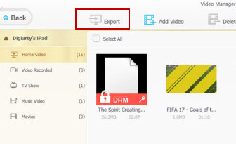 Transfer Videos from iPhone to Computer Step 3