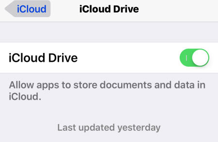 iCloud Drive to sync iPhone videos to computer
