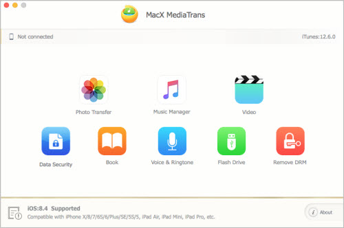 iPhone to Mac music transfer software - MediaTrans for Mac