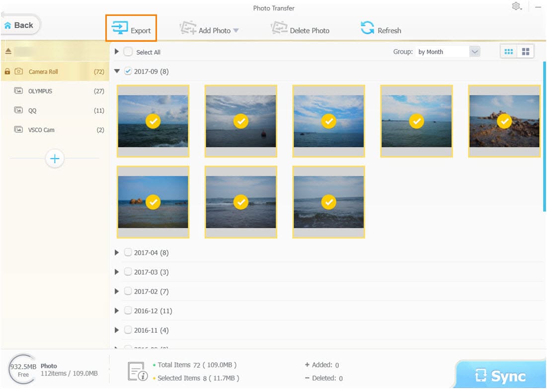 Import Photos from iPhone to Windows