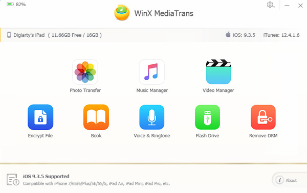 WinX MediaTrans – No.1 Fast iOS File Manager 