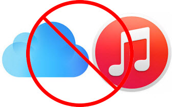 say no to icloud iTunes
