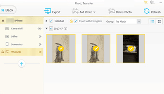 WinX MediaTrans Sync iPhone Files Selectively Step 3