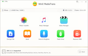 Best iTunes Alternative Windows (10) - WinX MediaTrans