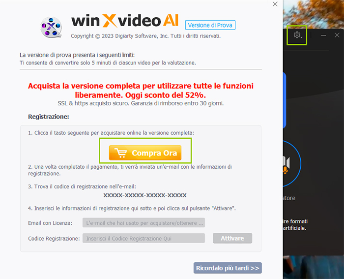 buy Winxvideo AI license code