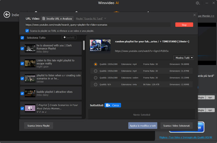 analyze playlist videos