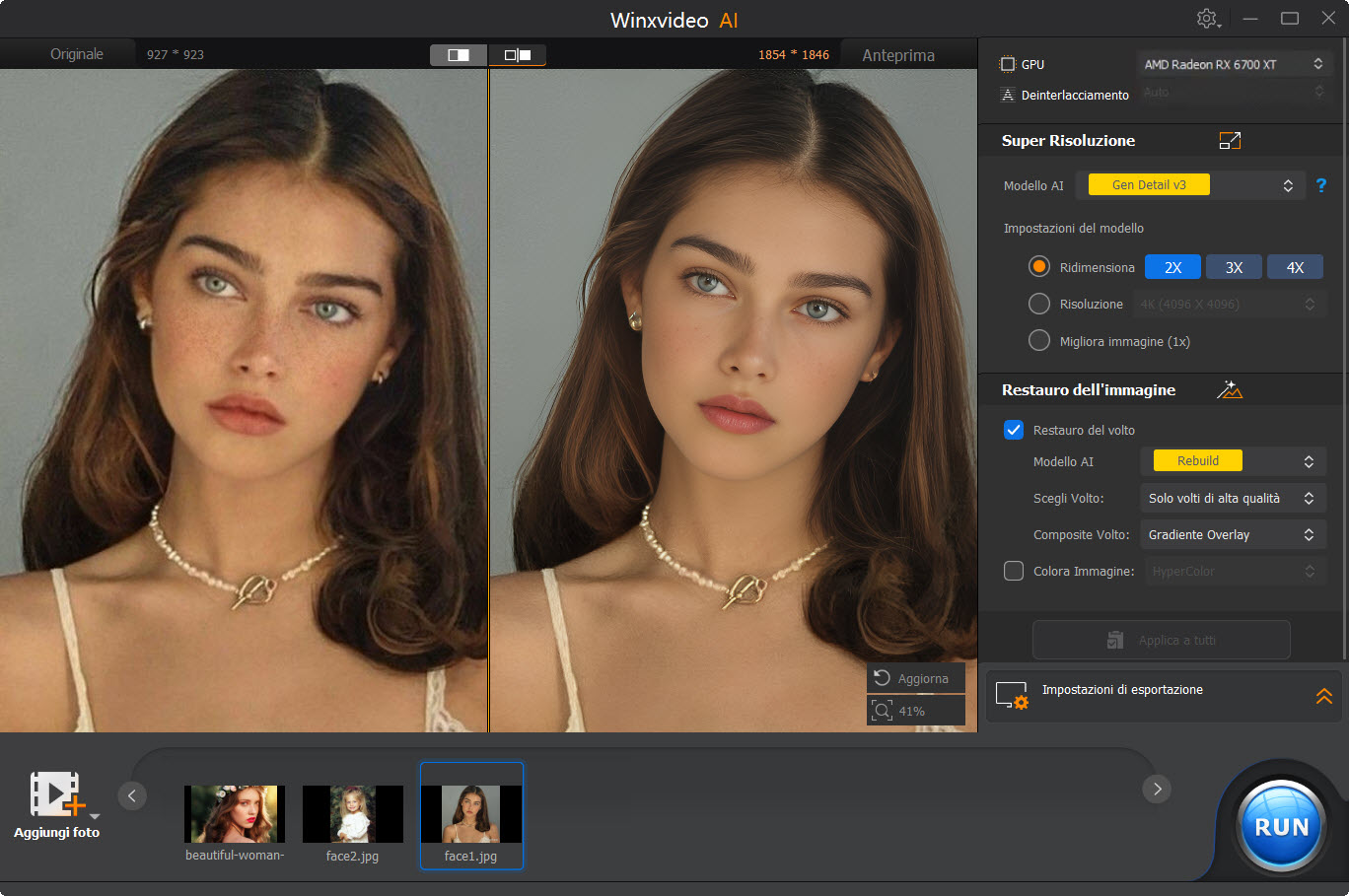 AI enhance image quality
