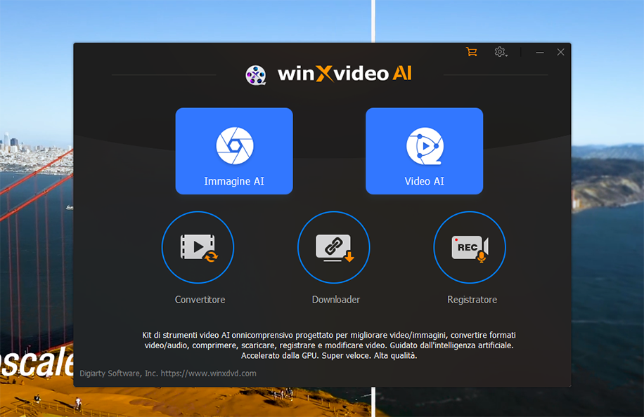 Winxvideo AI interface
