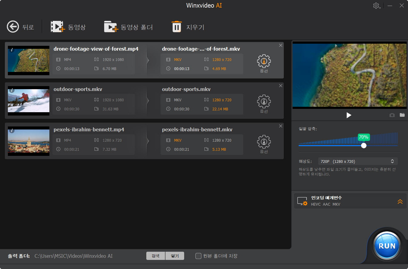 Winxvideo AI Common Settings