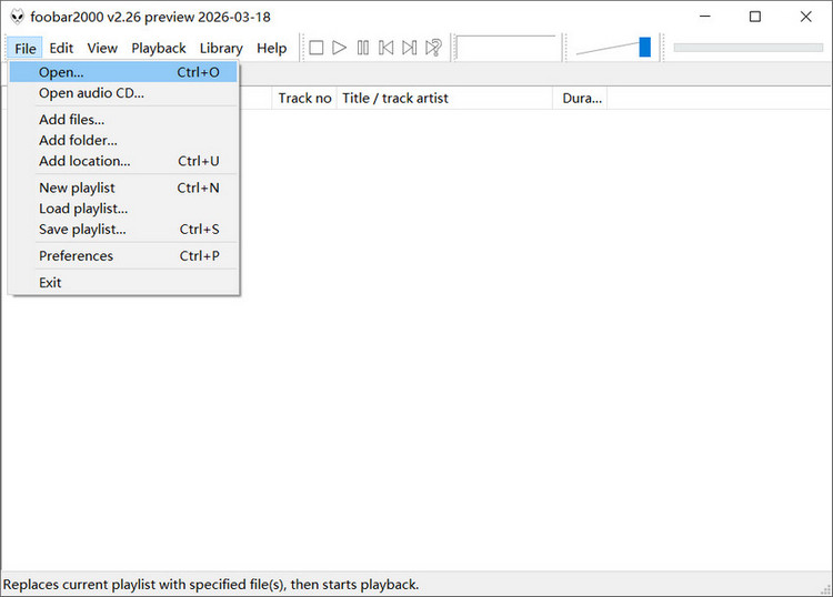 foobar2000�̊�{�I�Ȏg����