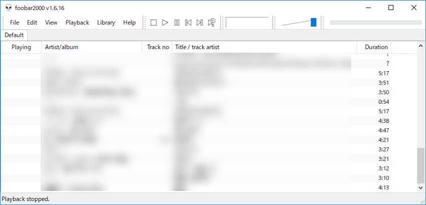 無料な音楽プレイヤー〜foobar2000