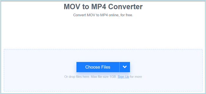 Online MOV to MP4 Converter