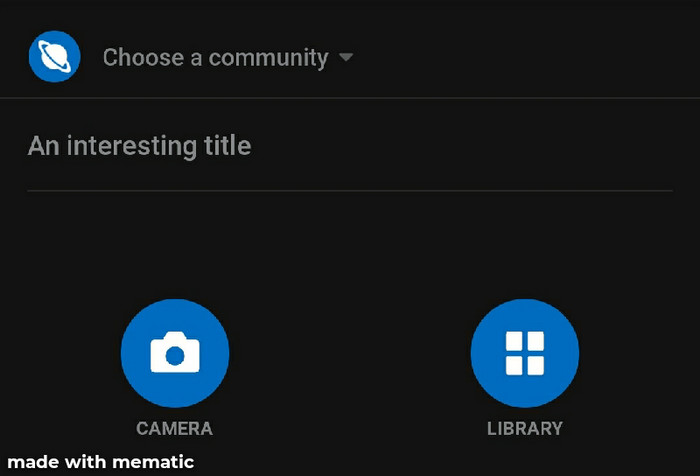 Upload video to Reddit from phone