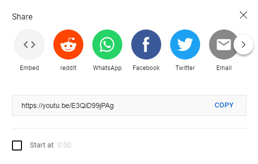 Share YouTube video to Reddit