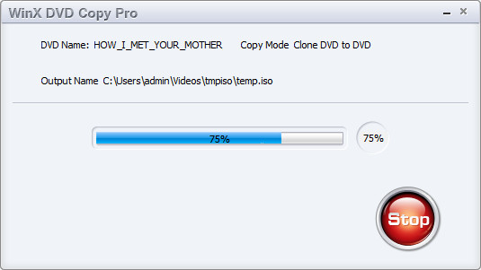 Copy DVD to ISO temporarily