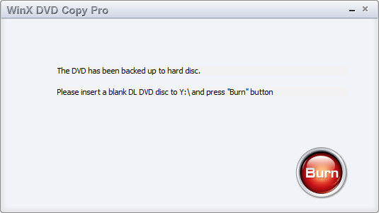 Copy a DVD to another DVD with a single DVD drive