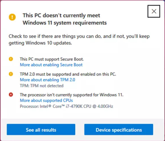 Microsoft Offers TPM 2.0 Bypass to Install Windows 11 on Unsupported PCs