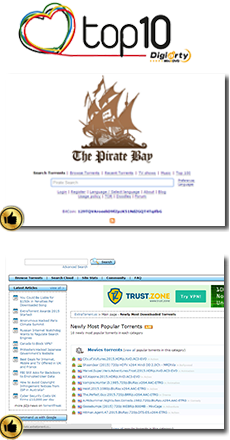 Top Torrent Sites  - The Pirate Bay