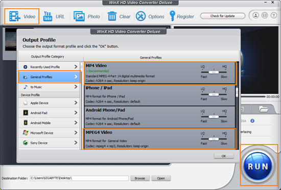 how to change flv to mp4 obs