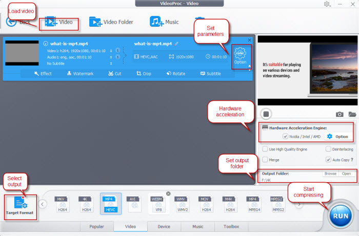 Convert Edit Video for Sharing Online