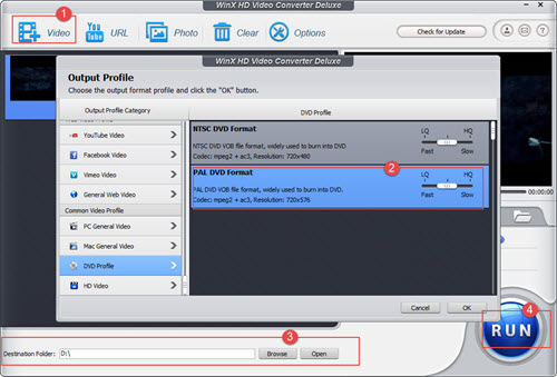 Create DVD with DVD burner