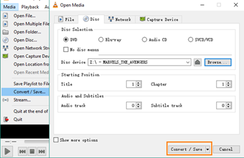 How to player DVD folder with VLC Media Player ?