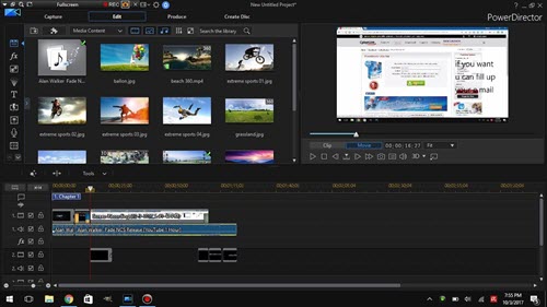 DJI Video Editor - Cyberlink PowerDirector