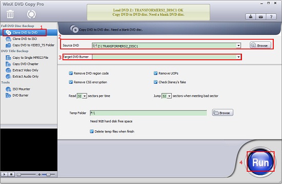 Copy Transformers 4 DVD