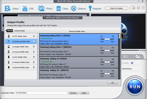Convert YouTube Videos to Samsung Galaxy