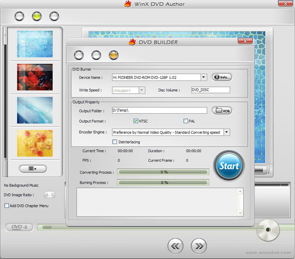 How to write video files to dvd