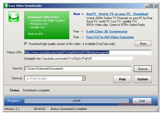 free version of ultimate video downloader