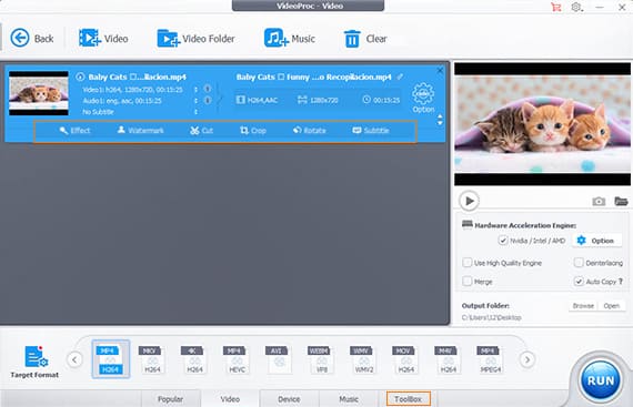 Edit iPhone Video on PC with WinX Video Converter