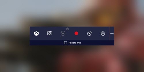 grabador de pantalla gratuito para windows 10 - game dvr