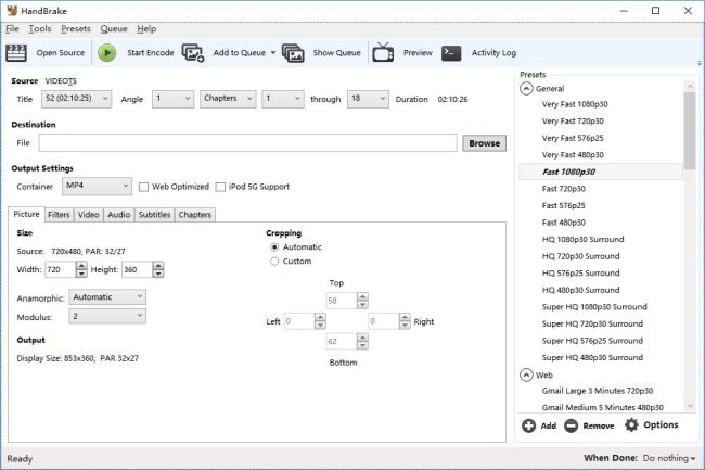 Handbrake Blu-ray Rip Tutorial - Overview of Handbrake