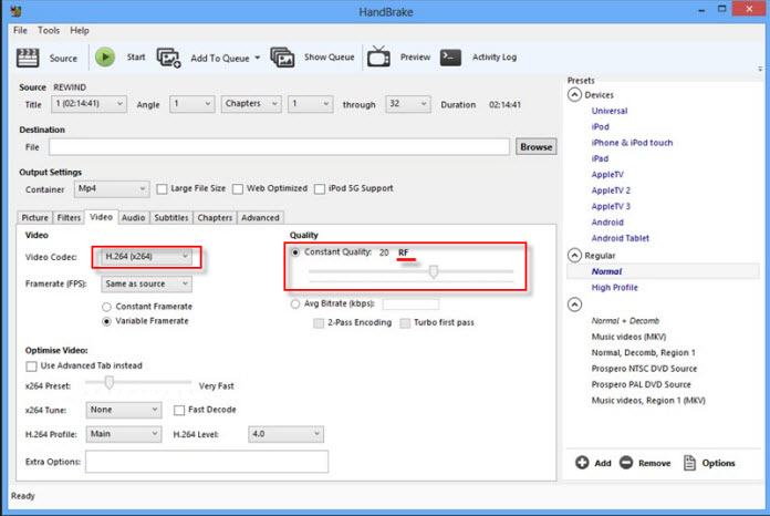 handbrake windows video converter