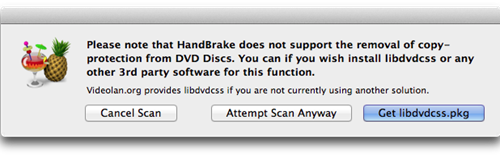Scaricare HandBreak libdvdcssss
