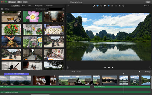 DJI Video Editor for Mac - iMovie
