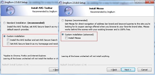 Install ImgBurn without Adware
