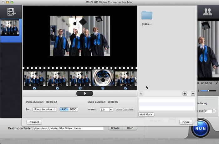 Make Graduation Slideshow on Mac