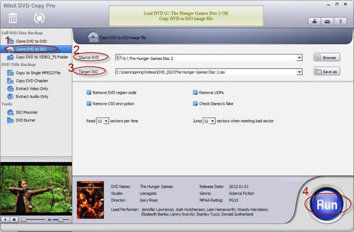 Mount DVD to ISO
