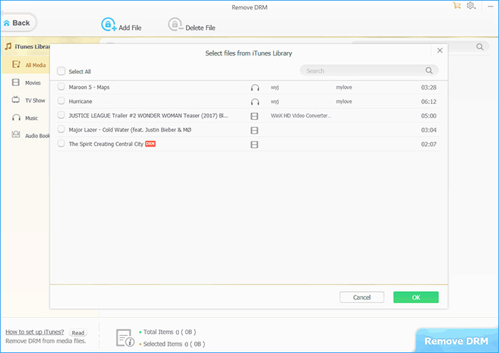 Convert DRM-ed Audio/Music to MP3 with WinX MediaTrans