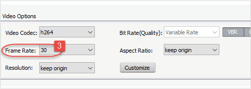 Resize 4K by Changing Frame Rate